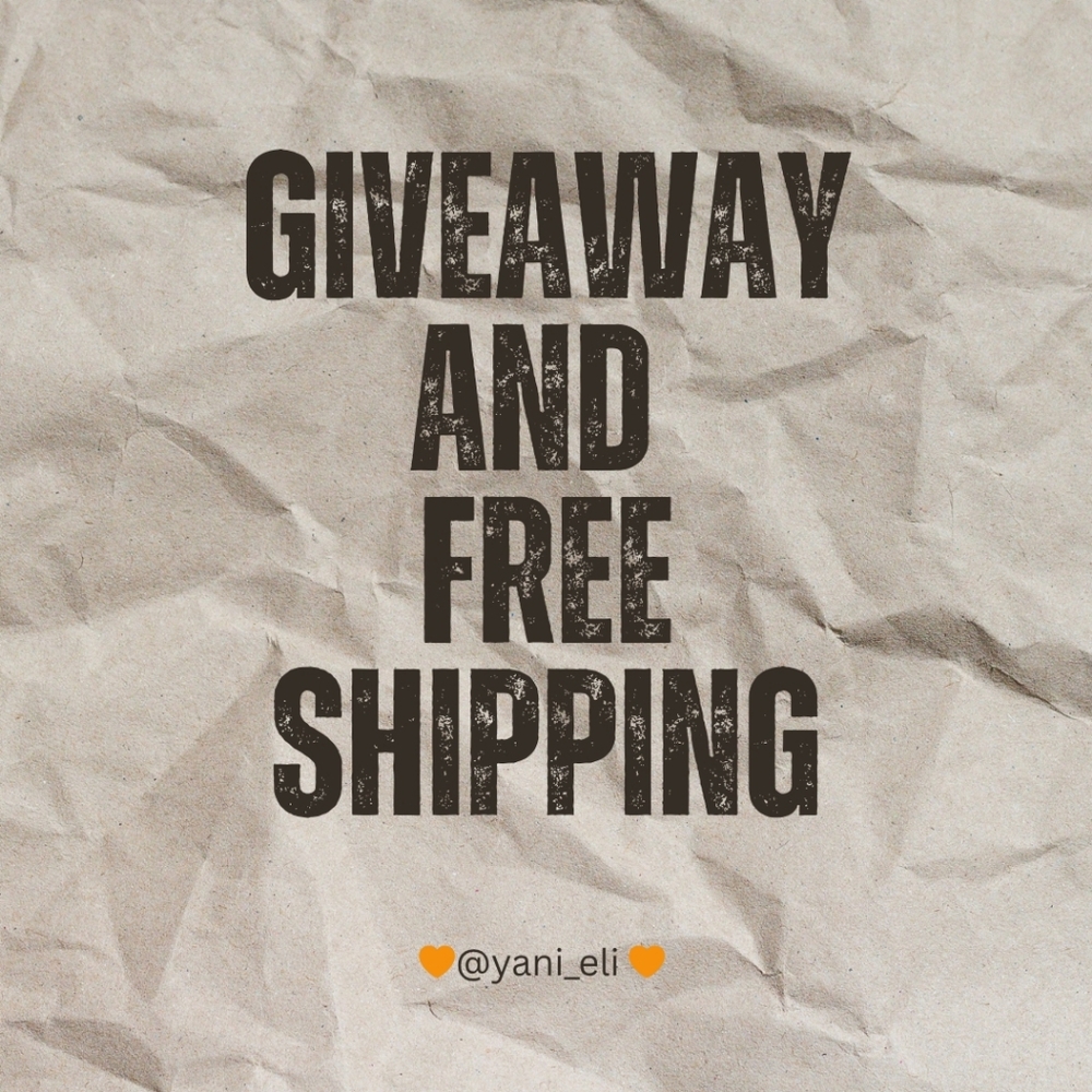 Giveaway and Free Shipping